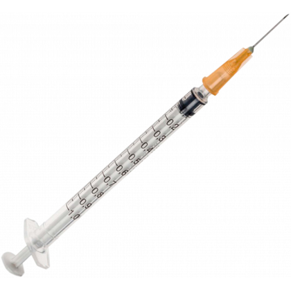 kit injection,seringue,aiguille et coton Stock Photo